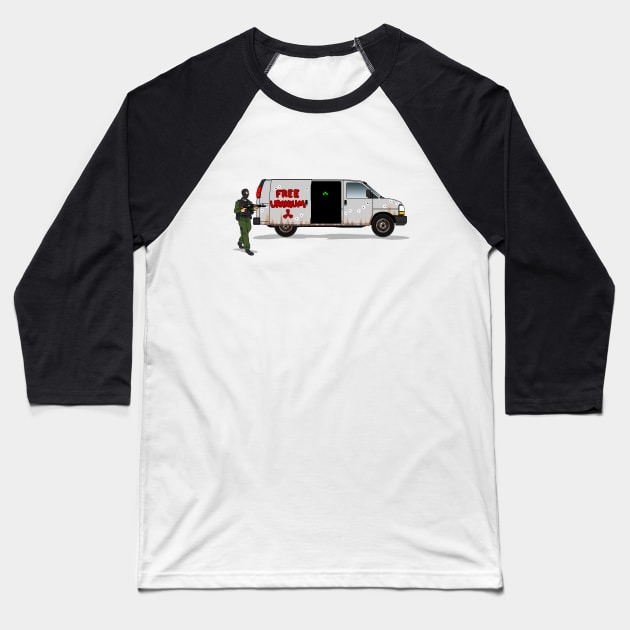 Sam Fisher's Van Baseball T-Shirt by CCDesign